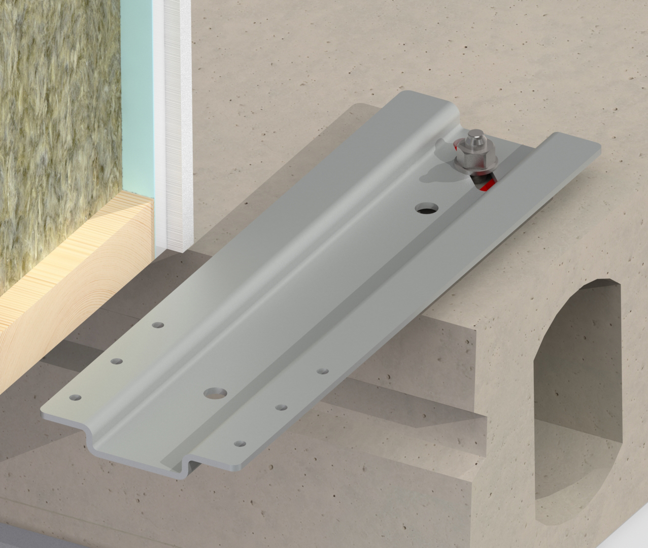 Vloerelementstrip geprofileerd