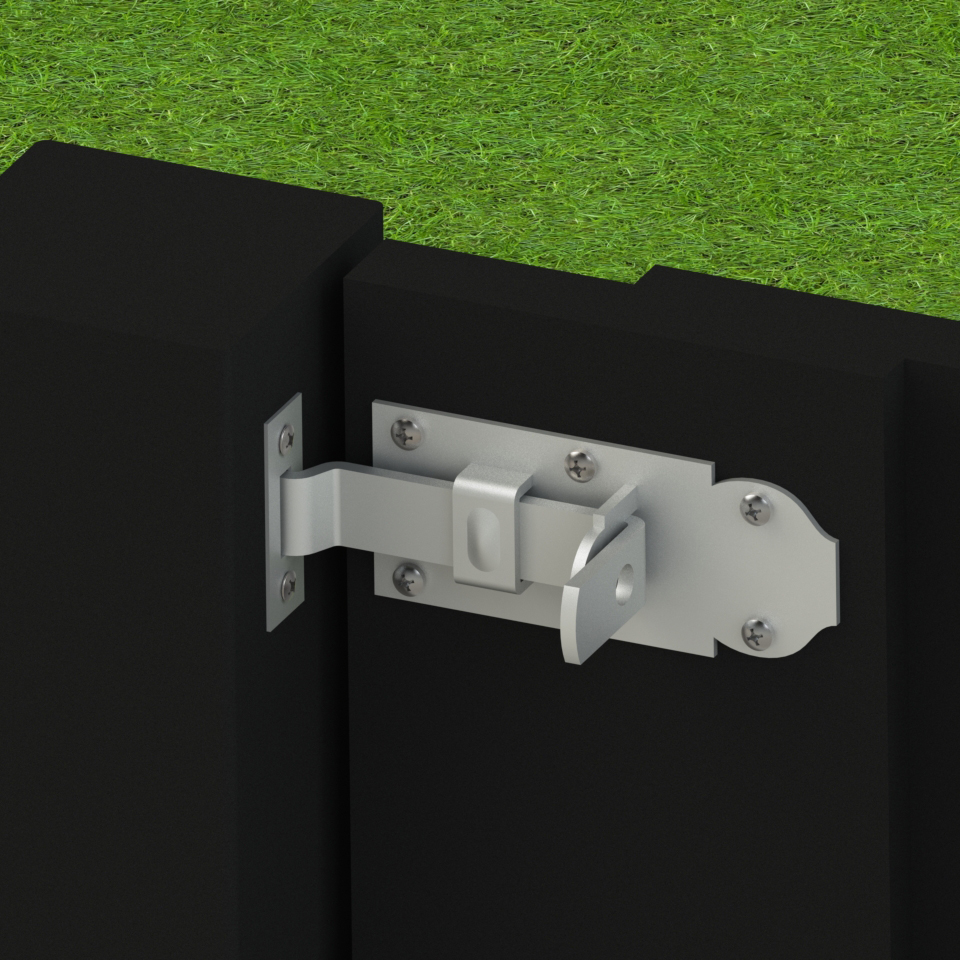 Hangslotschuiven met bocht